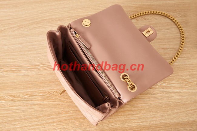 CHANEL FLAP BAG Lambskin & Gold-Tone Metal AS3609 pink