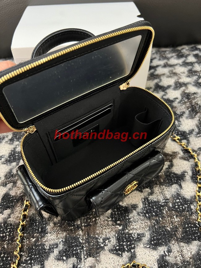 CHANEL VANITY WITH CHAIN 68112 black