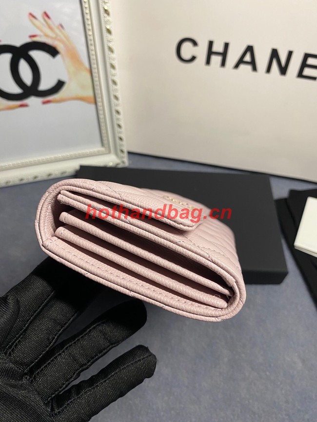 Chanel Calfskin Leather & Gold-Tone Metal AP2740 pink