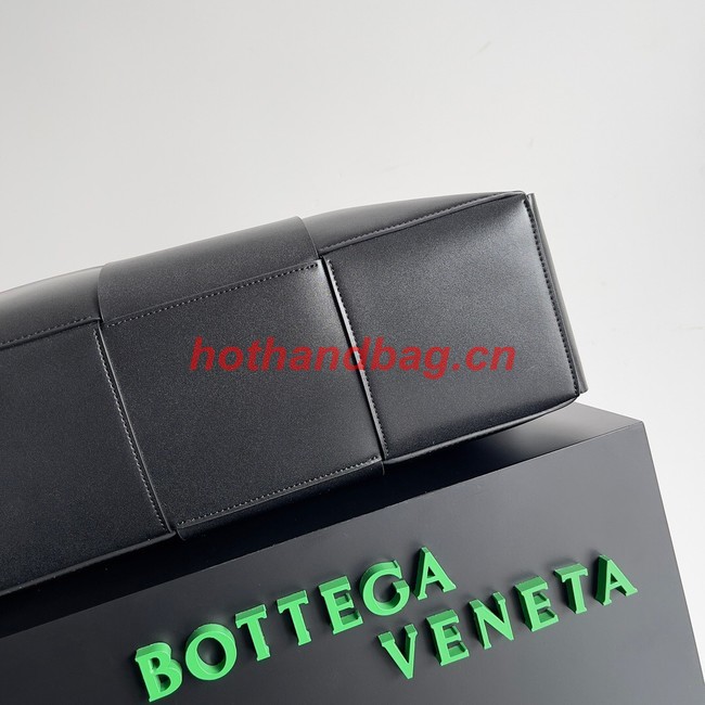 Bottega Veneta ARCO TOTE Large intrecciato grained leather tote bag 652868 black