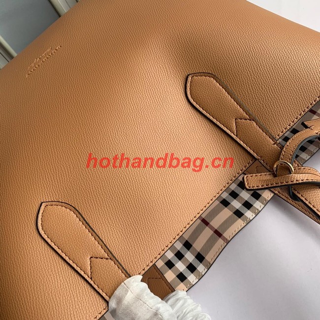 BurBerry Leather Shoulder Bag 6351 brown