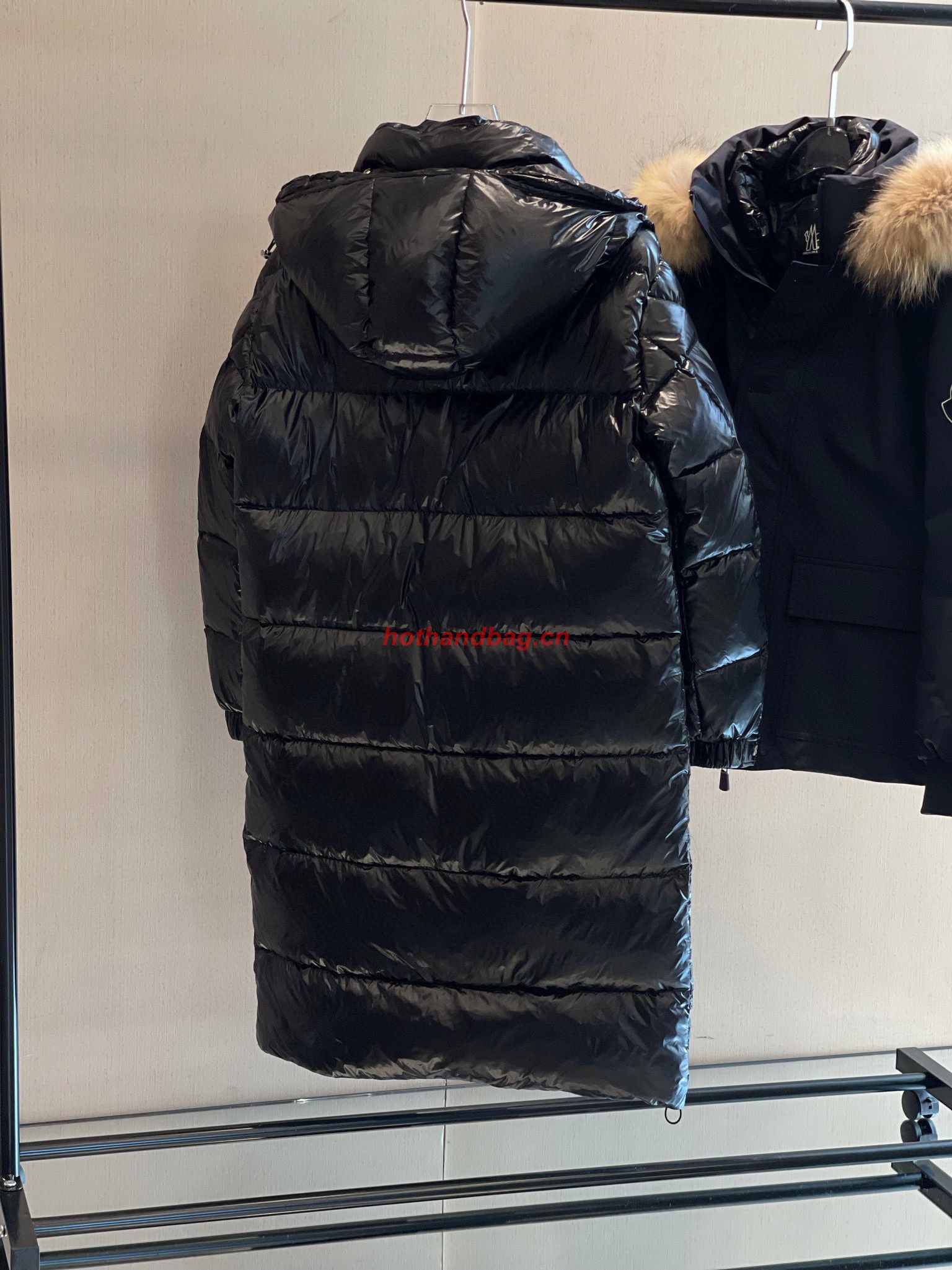 Moncler Women Style Top Quality Long Down Coat MC302719 Black