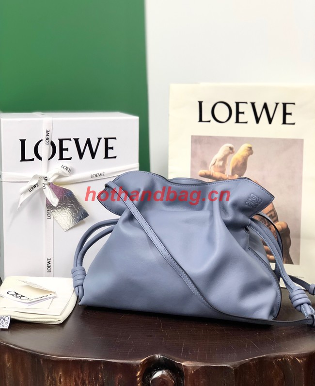 Loewe Flamenco Clutch Bag Original Leather LE0556 blue