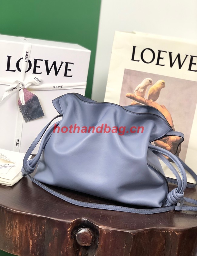 Loewe Flamenco Clutch Bag Original Leather LE0556 blue