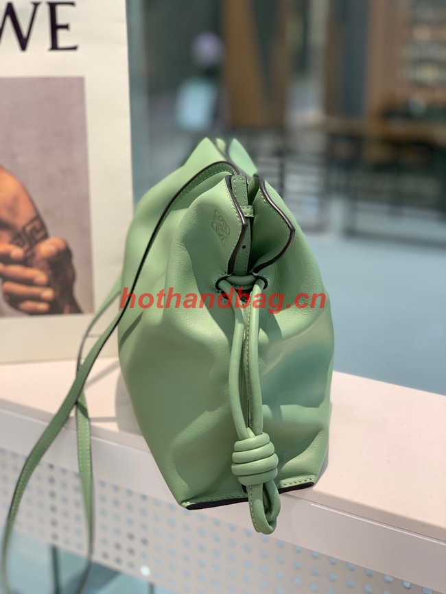 Loewe Flamenco Clutch Bag Original Leather LE0556 green