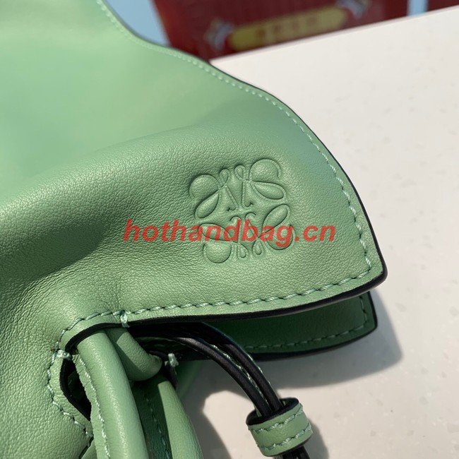 Loewe Flamenco Clutch Bag Original Leather LE0556 green