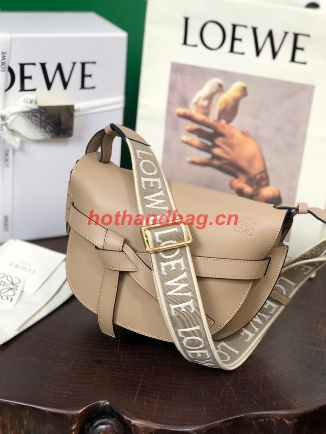 Loewe small Crossbody Bags Original Leather 8087 Apricot