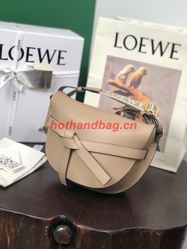 Loewe small Crossbody Bags Original Leather 8087 Apricot