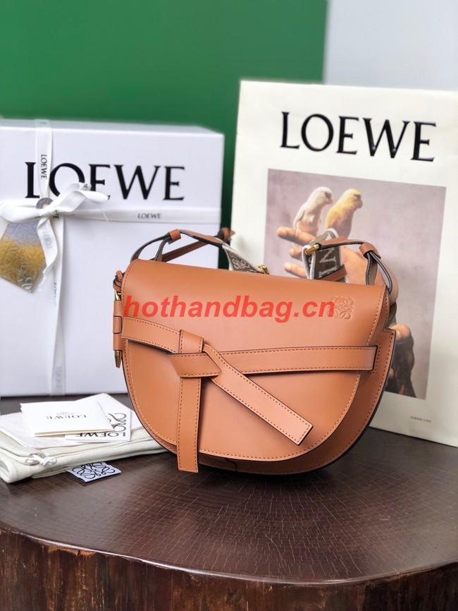 Loewe small Crossbody Bags Original Leather 8087 caramel