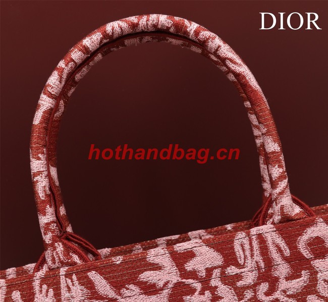 LARGE DIOR BOOK TOTE Embroidery M1297ZRU-1