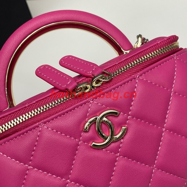 Chanel mini Shoulder Bag Lambskin & Gold-Tone Metal 81208 rose