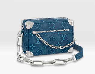 Louis vuitton MINI SOFT TRUNK M21368 Denim Blue