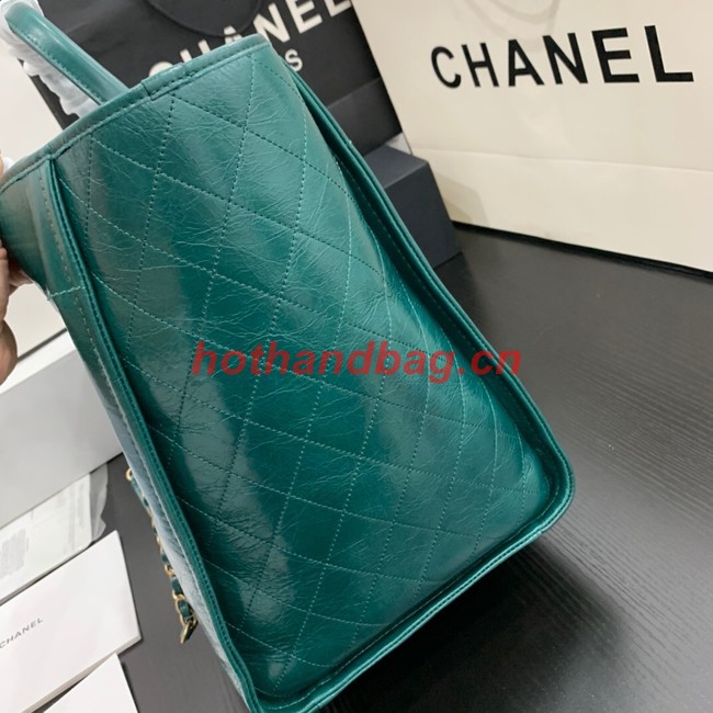 Chanel LARGE SHOPPING BAG A66941 green