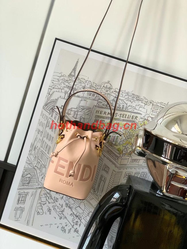 FENDI Mon Tresor leather mini-bag 8BS010AC pink