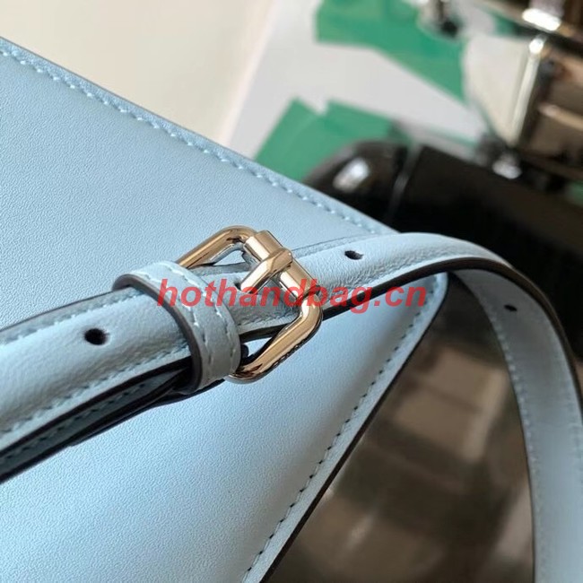 FENDI Peekaboo ISeeU Petite padded nappa leather bag 8BN335 sky blue