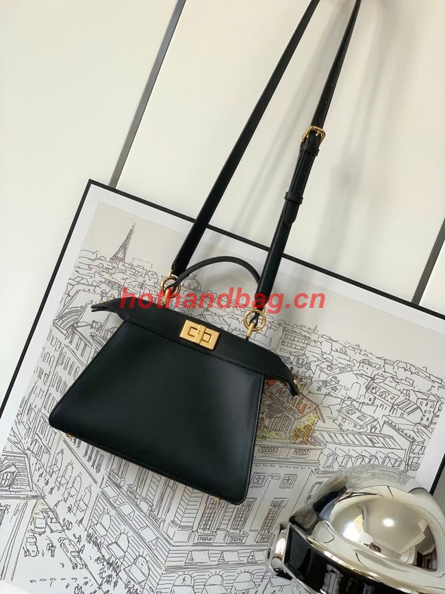 Fendi Peekaboo Iseeu Small leather bag 8BN327A black