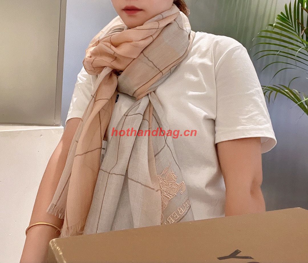 Burberry Wool Scarf BB6320 Beige