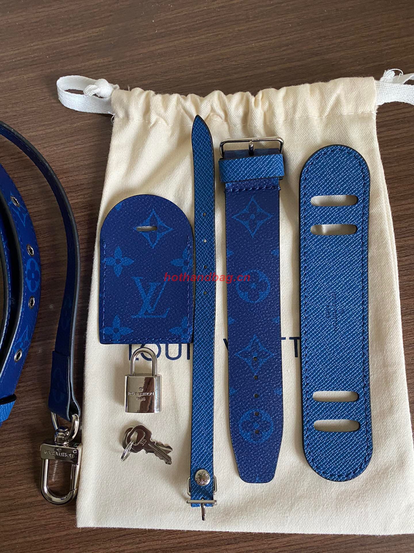 Louis Vuitton KEEPALL BANDOULIERE 50 M53766 Blue