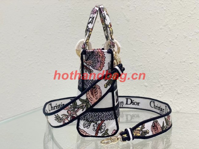 DIOR MINI LADY D-LITE BAG Embroidery M0500BZ-1