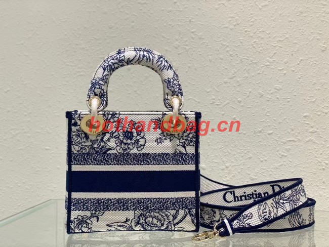 DIOR MINI LADY D-LITE BAG Embroidery M0500BZ-2