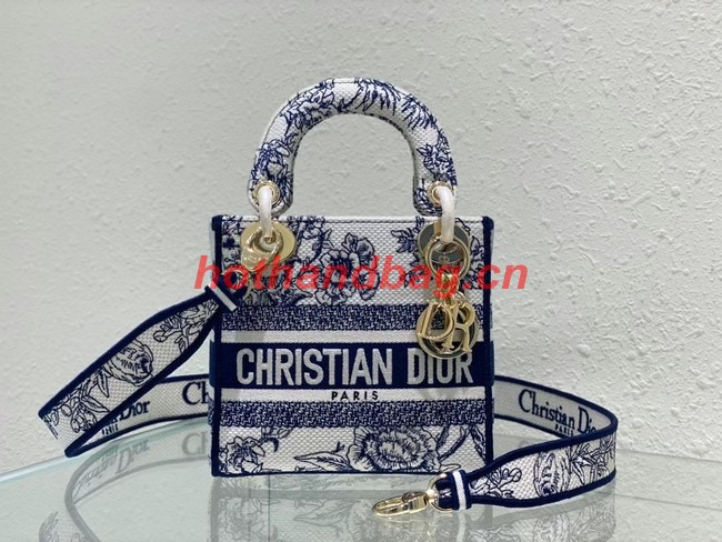 DIOR MINI LADY D-LITE BAG Embroidery M0500BZ-2