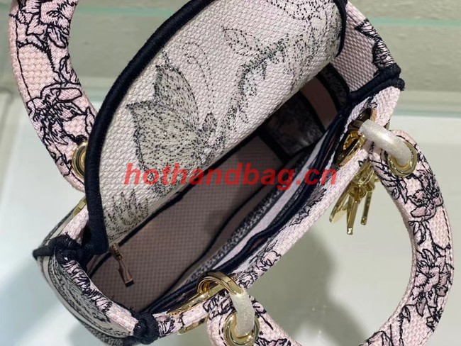 DIOR MINI LADY D-LITE BAG Embroidery M0500BZ-3