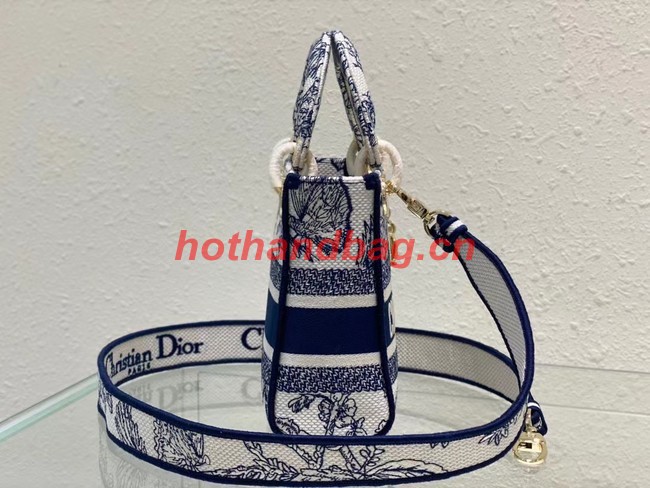 DIOR MINI LADY D-LITE BAG Embroidery M0500BZ-2