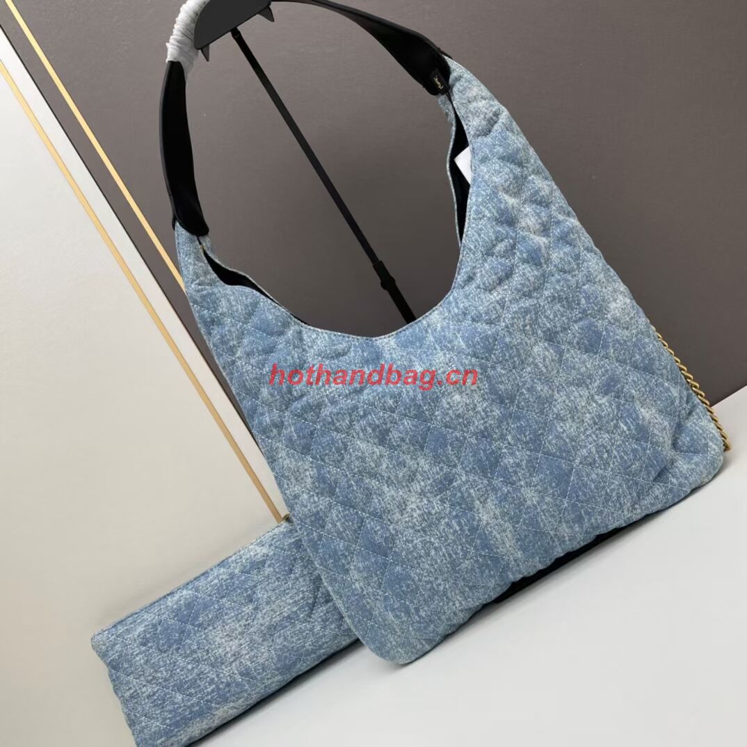 SAINT LAURENT SHOPPING Denim bag Y203434 light blue