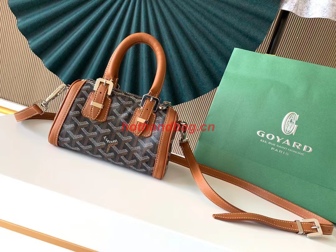 Goyard Calfskin Leather shoulder bag 9986 brown