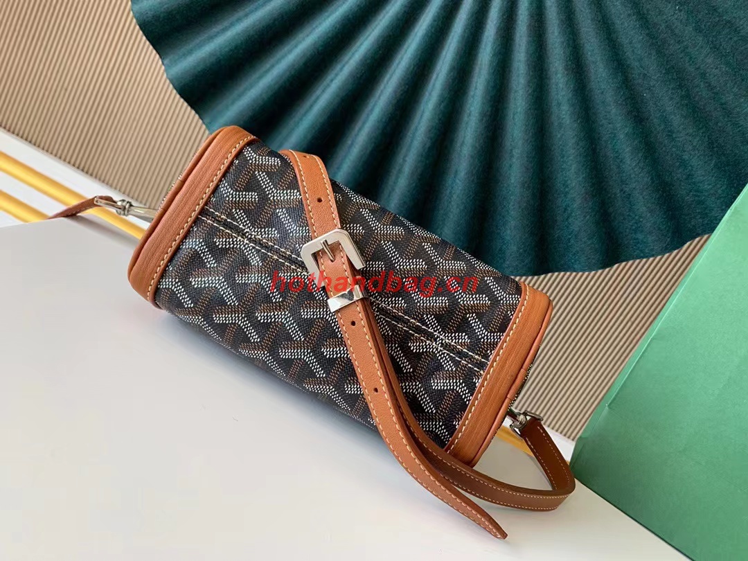 Goyard Calfskin Leather shoulder bag 9986 brown