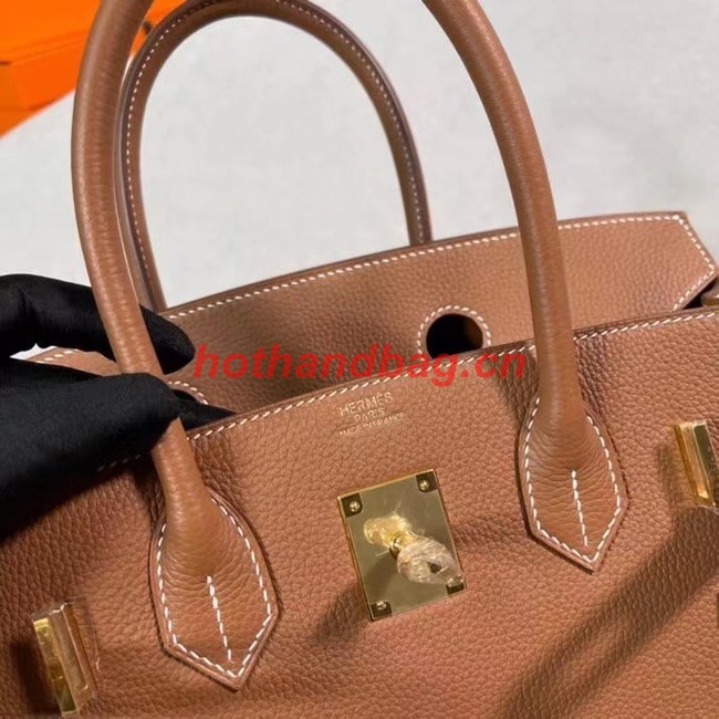 Hermes Original Togo Leather HB30O brown