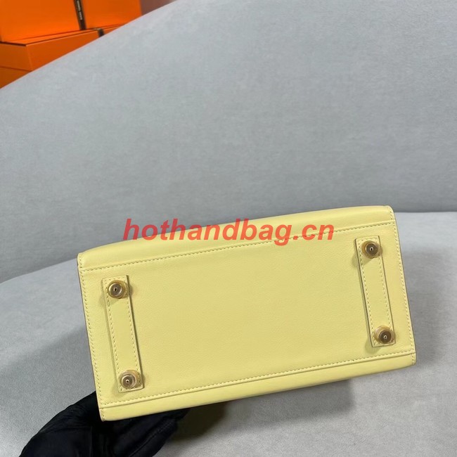 Hermes Original Togo Leather HB30O yellow