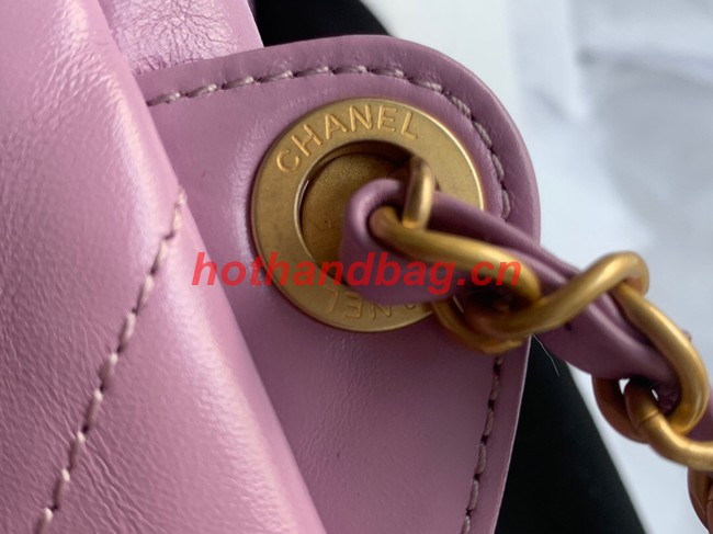 LARGE BACK PACK CHANEL 22 AS3313 Lavender&GOLD