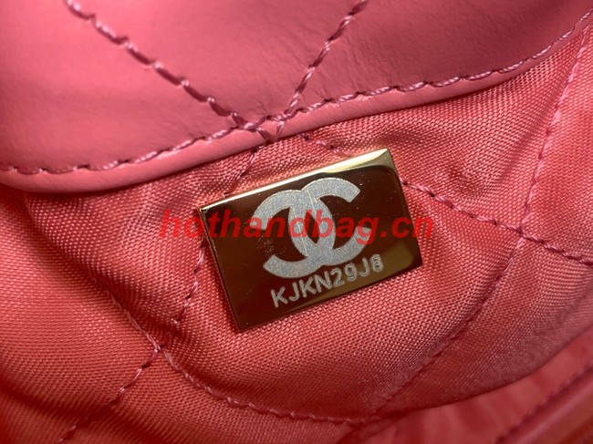 LARGE BACK PACK CHANEL 22 AS3313 PINK&GOLD