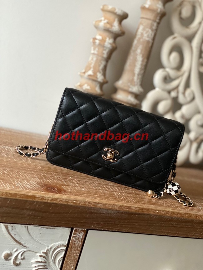 CHANEL WALLET ON CHAIN AP1450 BLACK