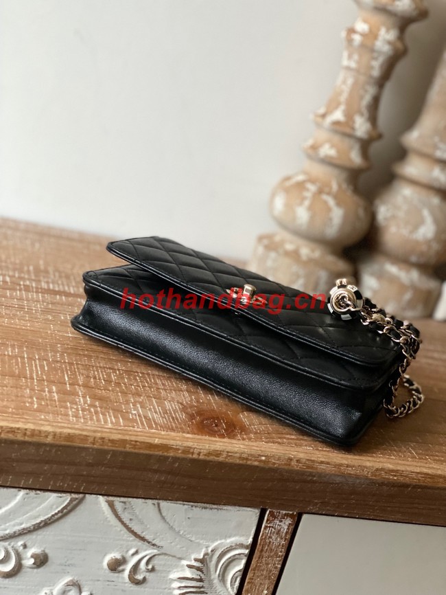 CHANEL WALLET ON CHAIN AP1450 BLACK