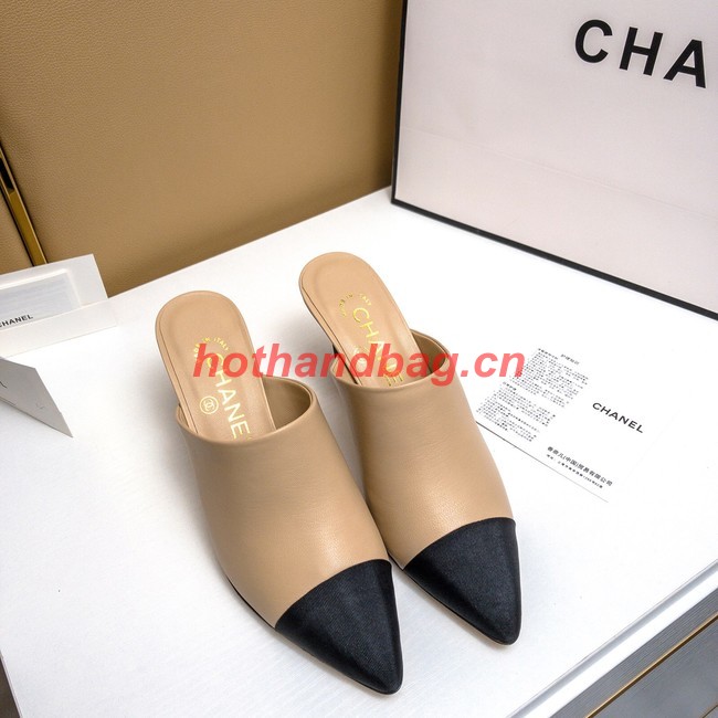 Chanel slipper heel height 5CM 41924-1