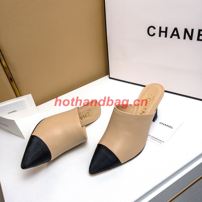 Chanel slipper heel height 5CM 41924-1