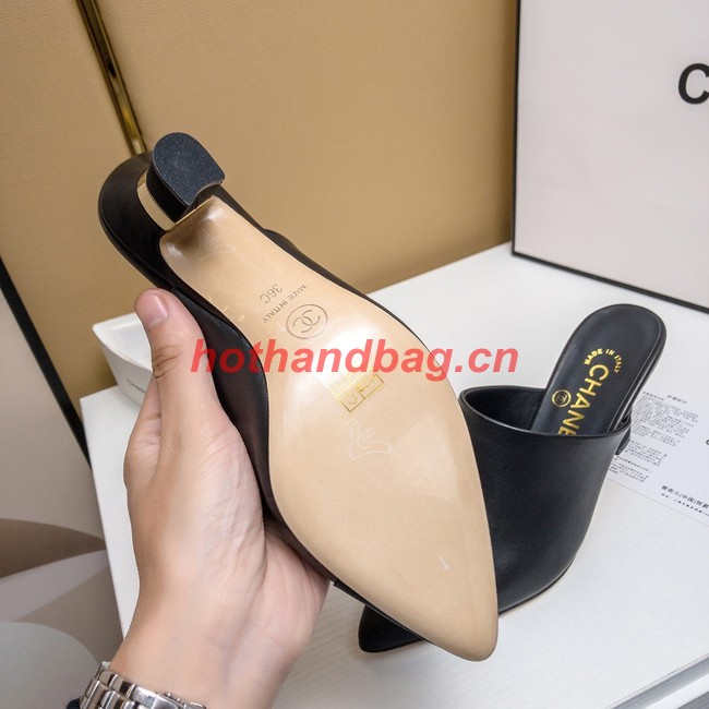 Chanel slipper heel height 5CM 41924-2