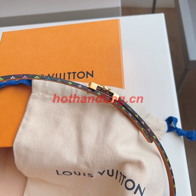 Louis Vuitton 8MM Leather Belt 71117