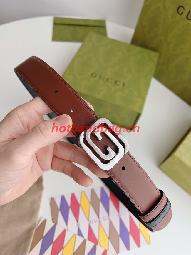 Gucci 30MM Leather Belt 71176