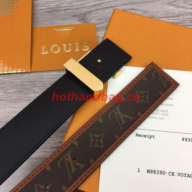 Louis Vuitton 30MM Leather Belt 71159