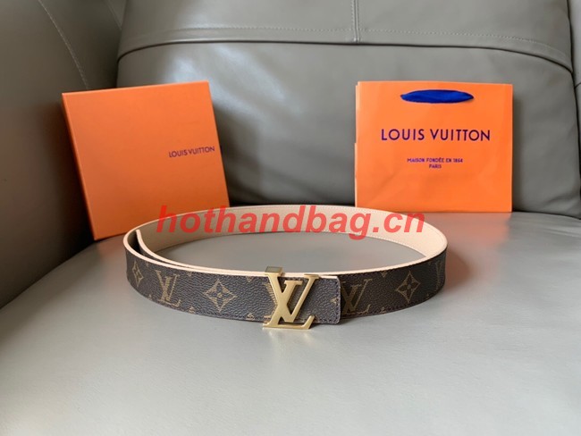 Louis Vuitton 30MM Leather Belt 71162