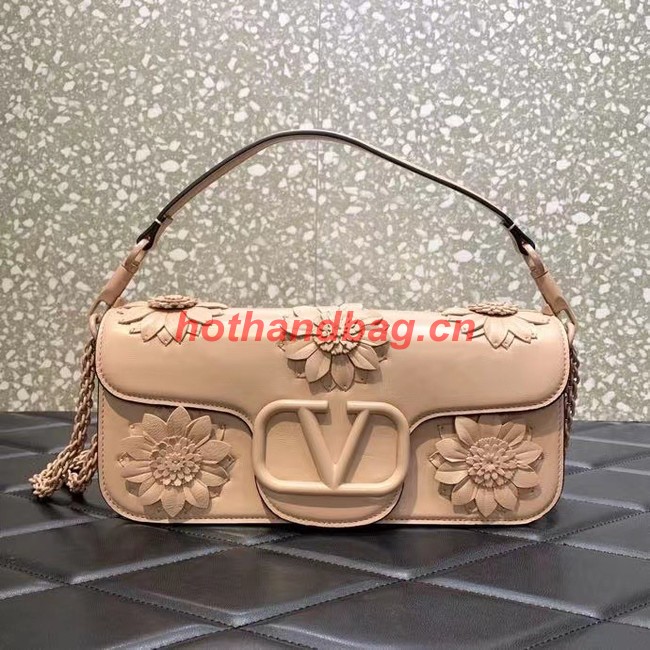 VALENTINO FLORAL TRIM LOCO BAG WB0K30P LIGHT PINK