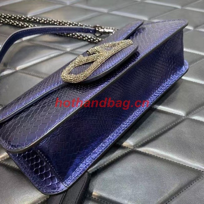 VALENTINO Loco Crystal bag 2B0K30 dark blue