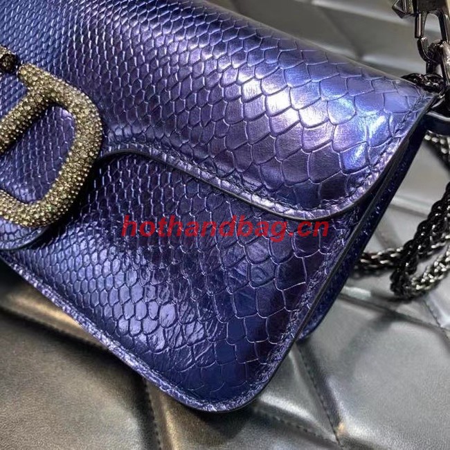 VALENTINO Loco Crystal bag 2B0K30 dark blue