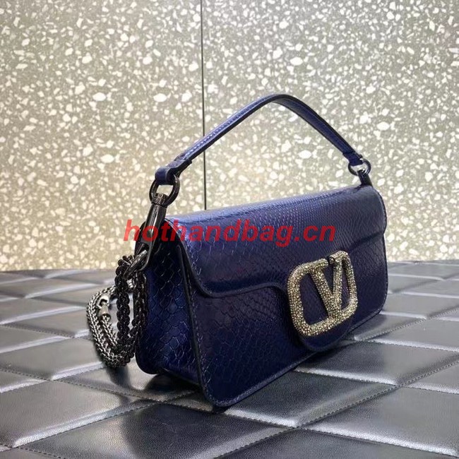 VALENTINO Loco Crystal bag 2B0K30 dark blue