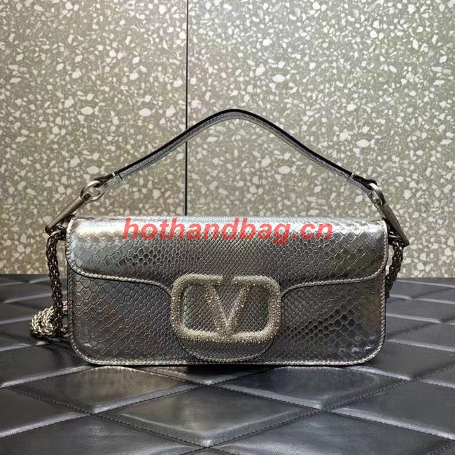 VALENTINO Loco Crystal bag 2B0K30 silver