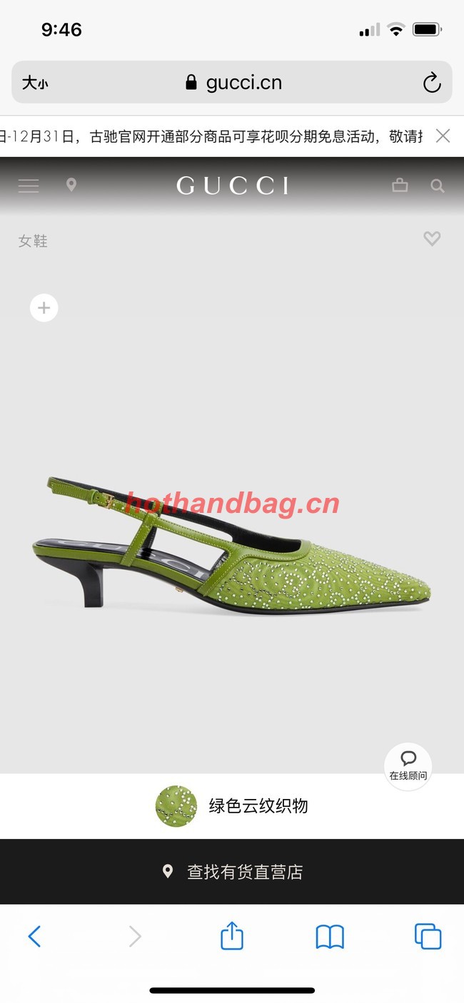 Gucci Sandals heel height 3.5CM 91916-1