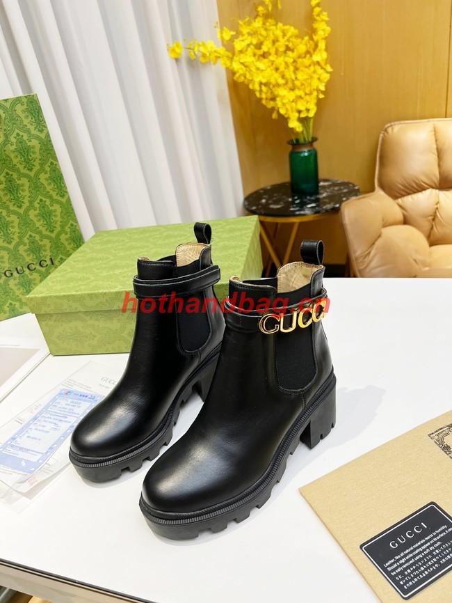 Gucci ankle boot heel height 6CM 91924-2